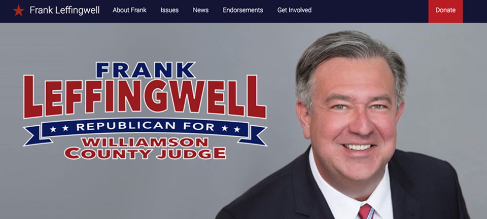 Frank Leffingwell for Williamson County Judge